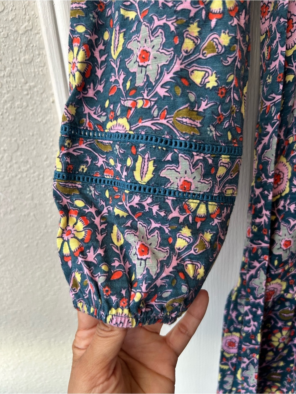 Boden Floral Ruffle Trim Dress US4 EUC - Picture 8 of 13
